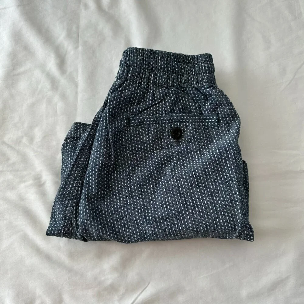 JCrew Polka dot Drawstring Shorts